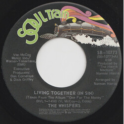The Whispers Living Together (In Sin) USED VINYL 7INCH 45 RPM SINGLE PROMO