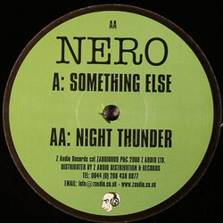 Nero (5) Something Else / Night Thunder USED VINYL 12INCH 45 RPM