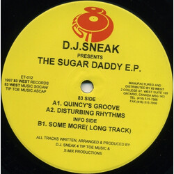 DJ Sneak The Sugar Daddy E.P. USED VINYL 12INCH 33 S RPM EP