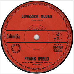 Frank Ifield / Norrie Paramor And His Orchestra Lovesick Blues USED VINYL 7INCH SINGLE 45 RPM