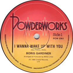 Boris Gardiner I Want To Wake Up With You USED VINYL 7INCH 45 RPM SINGLE