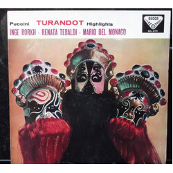 Giacomo Puccini / Inge Borkh / Renata Tebaldi / Mario del Monaco Turandot Highlights Vinyl LP USED