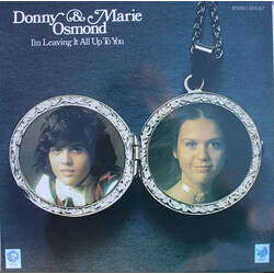 Donny & Marie Osmond I'm Leaving It All Up To You Vinyl LP USED