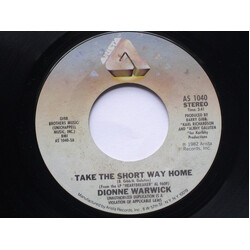 Dionne Warwick Take The Short Way Home USED VINYL 7INCH 45 RPM STYRENE
