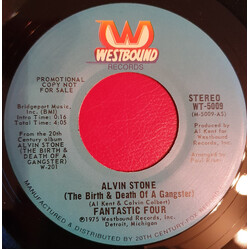 Fantastic Four Alvin Stone (The Birth And Death Of A Gangster) USED VINYL 7INCH 45 RPM