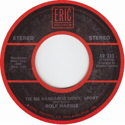 Rolf Harris Tie Me Kangaroo Down, Sport / Two Little Boys USED VINYL 7INCH 45 RPM SINGLE REISSUE STEREO MONO