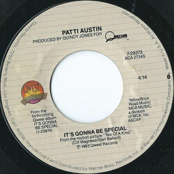 Patti Austin It's Gonna Be Special / Solero USED VINYL 7INCH 45 RPM STYRENE