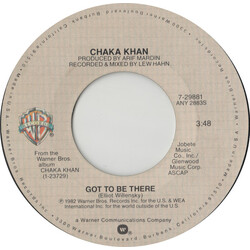 Chaka Khan Got To Be There USED VINYL 7INCH