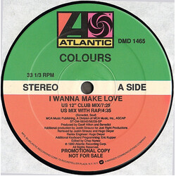 Colours (7) I Wanna Make Love VINYL 12" USED