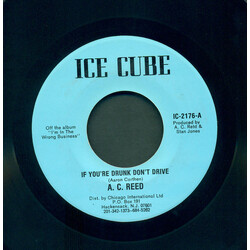 A.C. Reed If You're Drunk Don't Drive USED VINYL 7INCH 45 RPM SINGLE STEREO