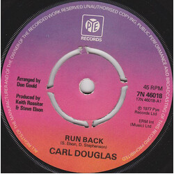 Carl Douglas Run Back USED VINYL 7INCH 45 RPM SINGLE