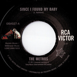 The Metros Since I Found My Baby / I'll Never Forget You USED VINYL 7INCH 45 RPM REISSUE