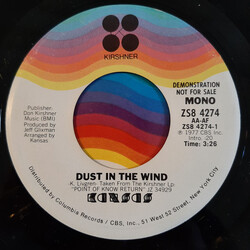 Kansas (2) Dust In The Wind USED VINYL 7INCH 45 RPM PROMO STEREO MONO