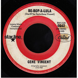 Gene Vincent Be-Bop-A-Lula / Lotta Lovin' USED VINYL 7INCH 45 RPM SINGLE