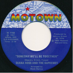 The Supremes Someday We'll Be Together / He's My Sunny Boy USED VINYL 7INCH 45 RPM SINGLE MONO