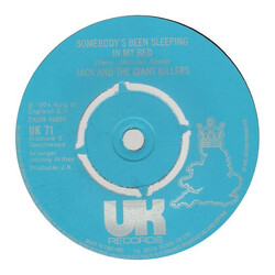 Jack And The Giant Killers Somebody's Been Sleeping In My Bed Vinyl 7" USED