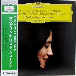 Franz Liszt / Robert Schumann / Martha Argerich Piano Sonata In B Minor / Piano Sonata In G Minor Vinyl LP USED