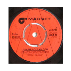 Peter Shelley Love Me Love My Dog USED VINYL 7INCH SINGLE PROMO