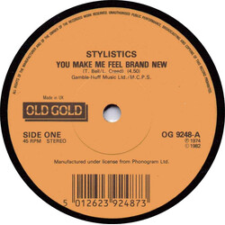 The Stylistics You Make Me Feel Brand New USED VINYL 7INCH 45 RPM SINGLE REPRESS STEREO