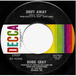 Dobie Gray Drift Away / City Stars USED VINYL 7INCH 45 RPM SINGLE MISPRINT