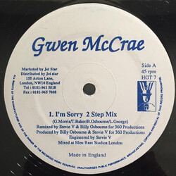 Gwen McCrae I'm Sorry / Treat Me Like A Queen Vinyl 12" USED