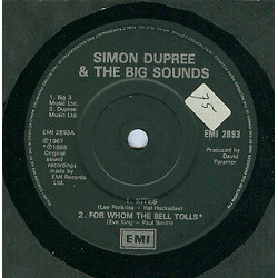 Simon Dupree And The Big Sound Simon Dupree & The Big Sounds USED VINYL 7INCH 45 RPM EP REPRESS