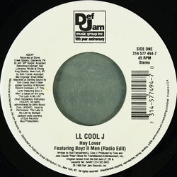 LL Cool J Hey Lover USED VINYL 7INCH 45 RPM SINGLE STEREO