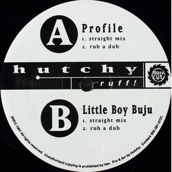 Hutchy (2) Profile / Little Boy Buju USED VINYL 12INCH 33 S RPM