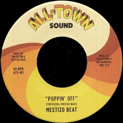 Mestizo Beat Poppin' Off USED VINYL 7INCH 45 RPM SINGLE