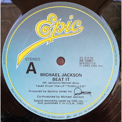 Michael Jackson Beat It USED VINYL 12INCH 45 RPM