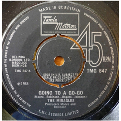 The Miracles Going To A Go-Go Vinyl 7" USED