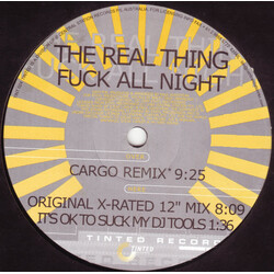 The Real Thing (2) Fuck All Night USED VINYL 12INCH