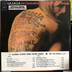 Caravelli And His Magnificent Strings La, La, La Vinyl LP USED