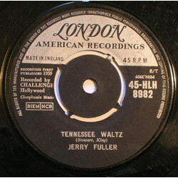 Jerry Fuller Tennessee Waltz VINYL 7" USED