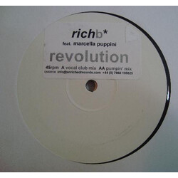 Rich B Revolution USED VINYL 12INCH WHITE LABEL