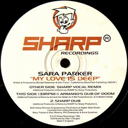 Sara Parker My Love Is Deep USED VINYL 12INCH 33 S RPM 45 RPM