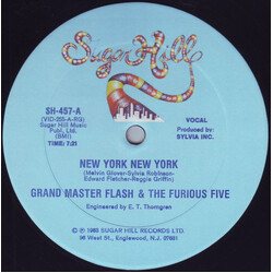 Grandmaster Flash & The Furious Five New York New York Vinyl 12" USED
