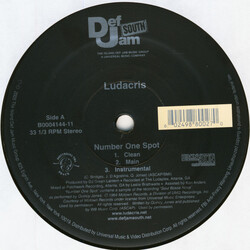 Ludacris Number One Spot / Who Not Me USED VINYL 12INCH 33 S RPM