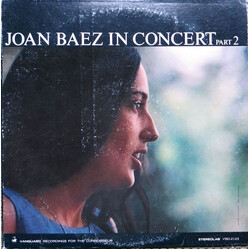 Joan Baez In Concert Part 2 Vinyl LP USED