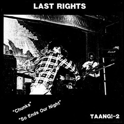 Last Rights Chunks / So Ends Our Night USED VINYL 7INCH 45 RPM SINGLE REISSUE