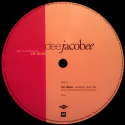 Dee Jacobee I'm Alive USED VINYL 12INCH PROMO