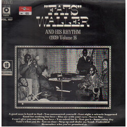 Fats Waller & His Rhythm Complete Recordings Volume 16 (1939) Vinyl LP USED