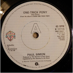 Paul Simon One-Trick Pony USED VINYL 7INCH 45 RPM SINGLE