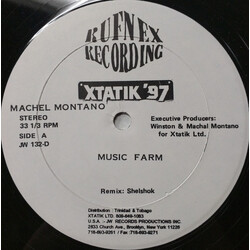 Xtatik / Machel Montano Music Farm Vinyl 12" USED