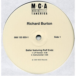 Richard Burton (4) Baller USED VINYL 12INCH 33 S RPM