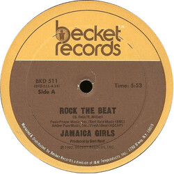 Jamaica Girls Rock The Beat USED VINYL 12INCH 33 S RPM