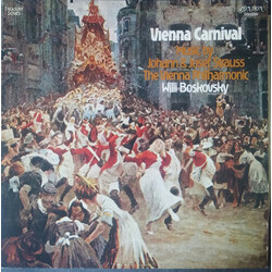 Johann Strauss Jr. / Josef Strauß / Wiener Philharmoniker / Willi Boskovsky Vienna Carnival Vinyl LP USED