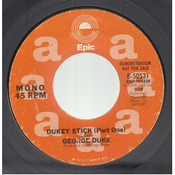 George Duke Dukey Stick (Part One) USED VINYL 7INCH 45 RPM PROMO STYRENE STEREO MONO