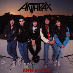 Anthrax Anti-Social USED VINYL 12INCH 45 RPM SINGLE STEREO