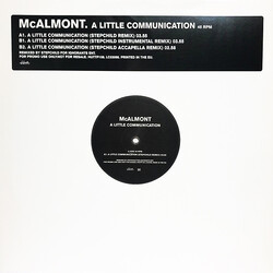 David McAlmont A Little Communication USED VINYL 12INCH PROMO